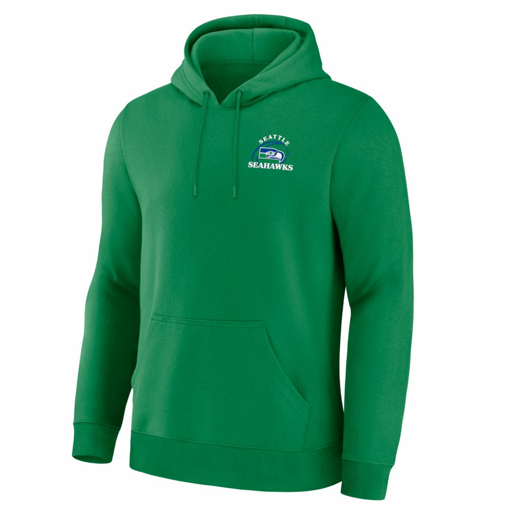 Seattle Seahawks Classic Scribble Legacy Fleece Hoodie - Apple Green Hoodies