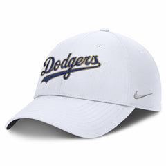 Los Angeles Dodgers Nike 2026 Gold Collection Ripstop Adjustable Hat - White Hats
