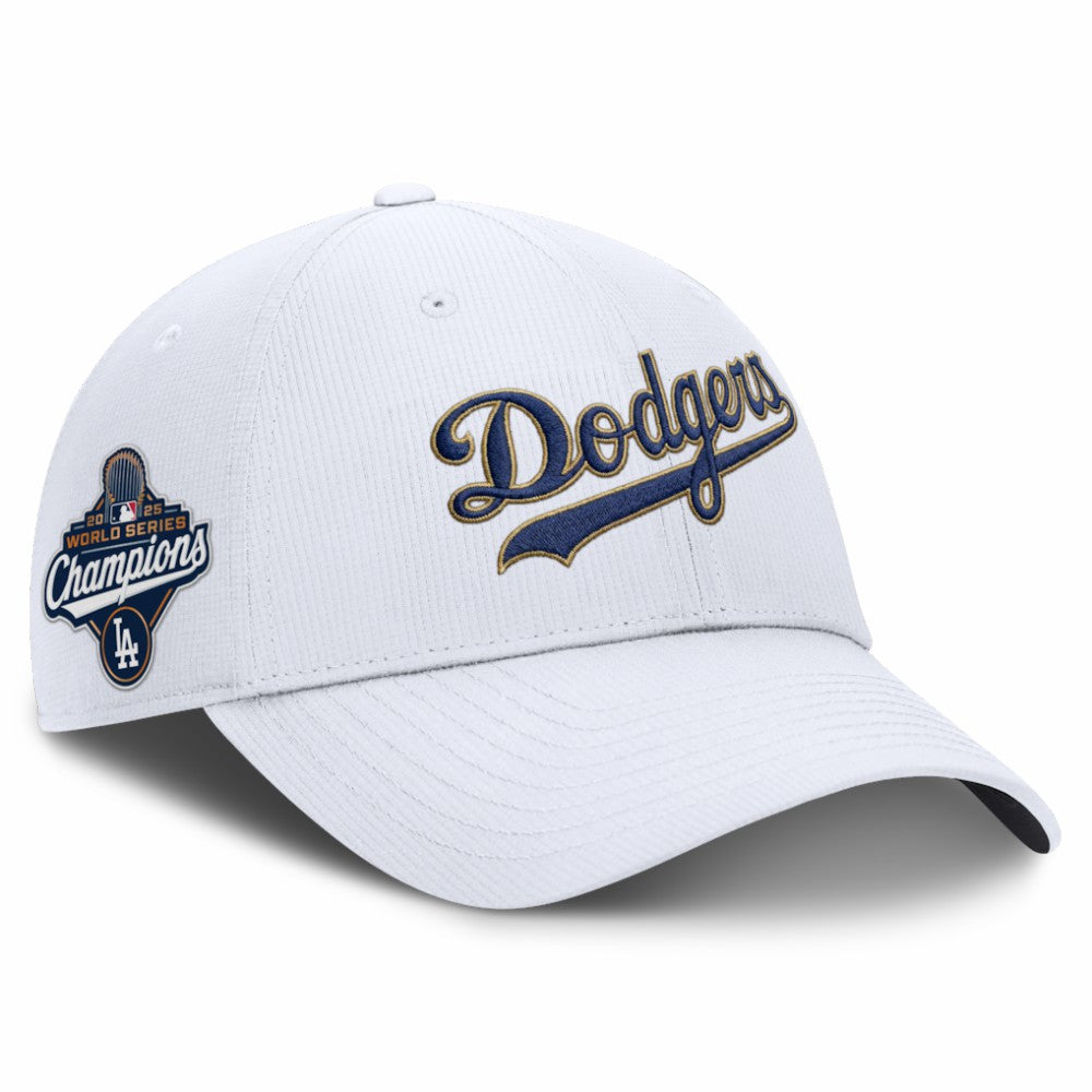 Los Angeles Dodgers Nike 2026 Gold Collection Ripstop Adjustable Hat - White Hats