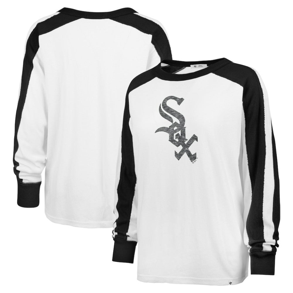 Chicago White Sox '47 Women's Premier Caribou Long Sleeve T-Shirt - White T-shirts