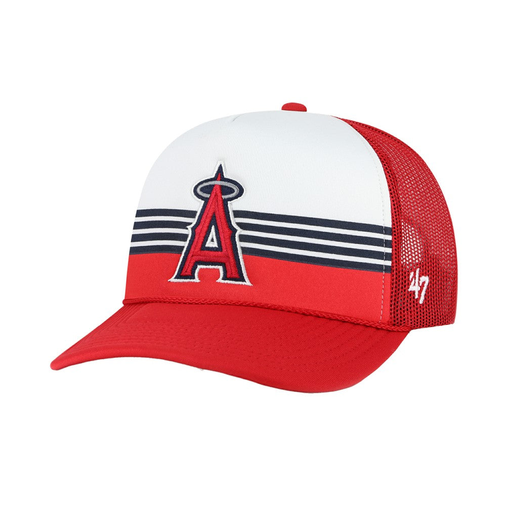 Los Angeles Angels '47 Lift Off Foam Front Mesh Trucker Adjustable Hat - Red Hats