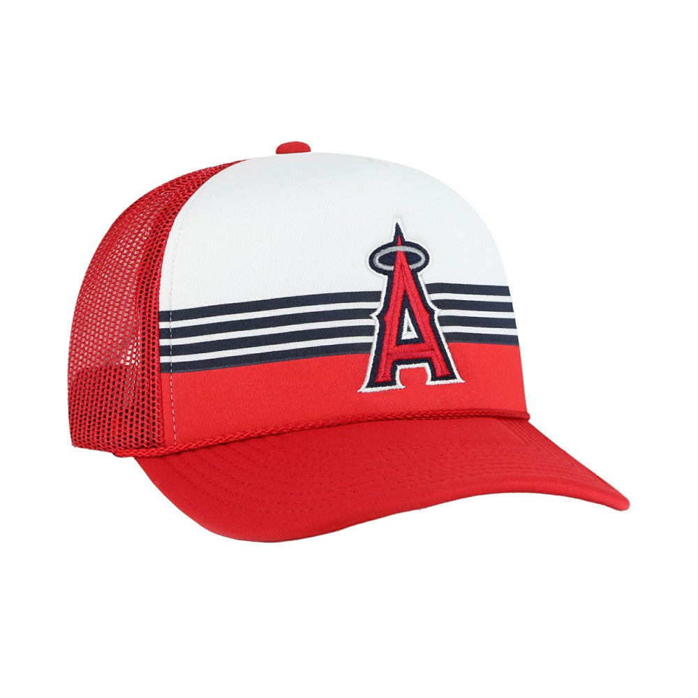 Los Angeles Angels '47 Lift Off Foam Front Mesh Trucker Adjustable Hat - Red Hats