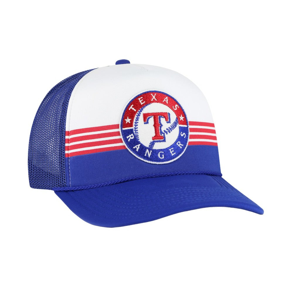 Texas Rangers '47 Lift Off Foam Front Mesh Trucker Adjustable Hat - Royal Hats