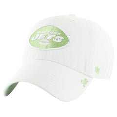 New York Jets '47 Women's Ballpark Cheer Clean Up Adjustable Hat - White Hats