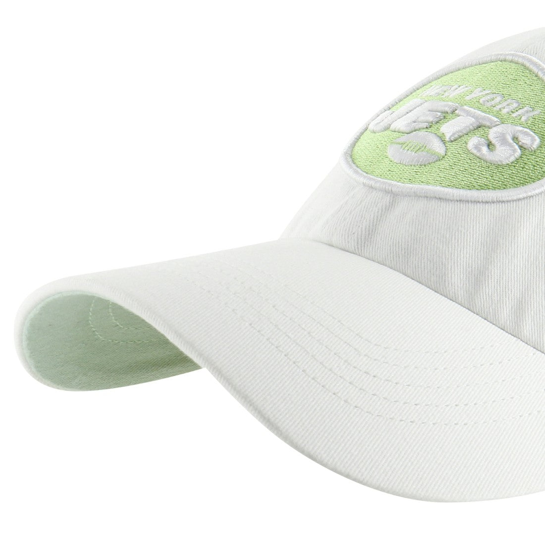 New York Jets '47 Women's Ballpark Cheer Clean Up Adjustable Hat - White Hats