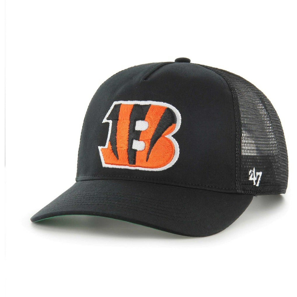 Cincinnati Bengals '47 Mesh Hitch Trucker Adjustable Hat - Black Hats