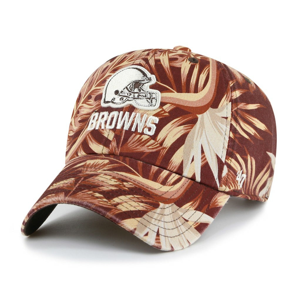 Cleveland Browns '47 Tropicalia Clean Up Adjustable Hat - Brown Hats