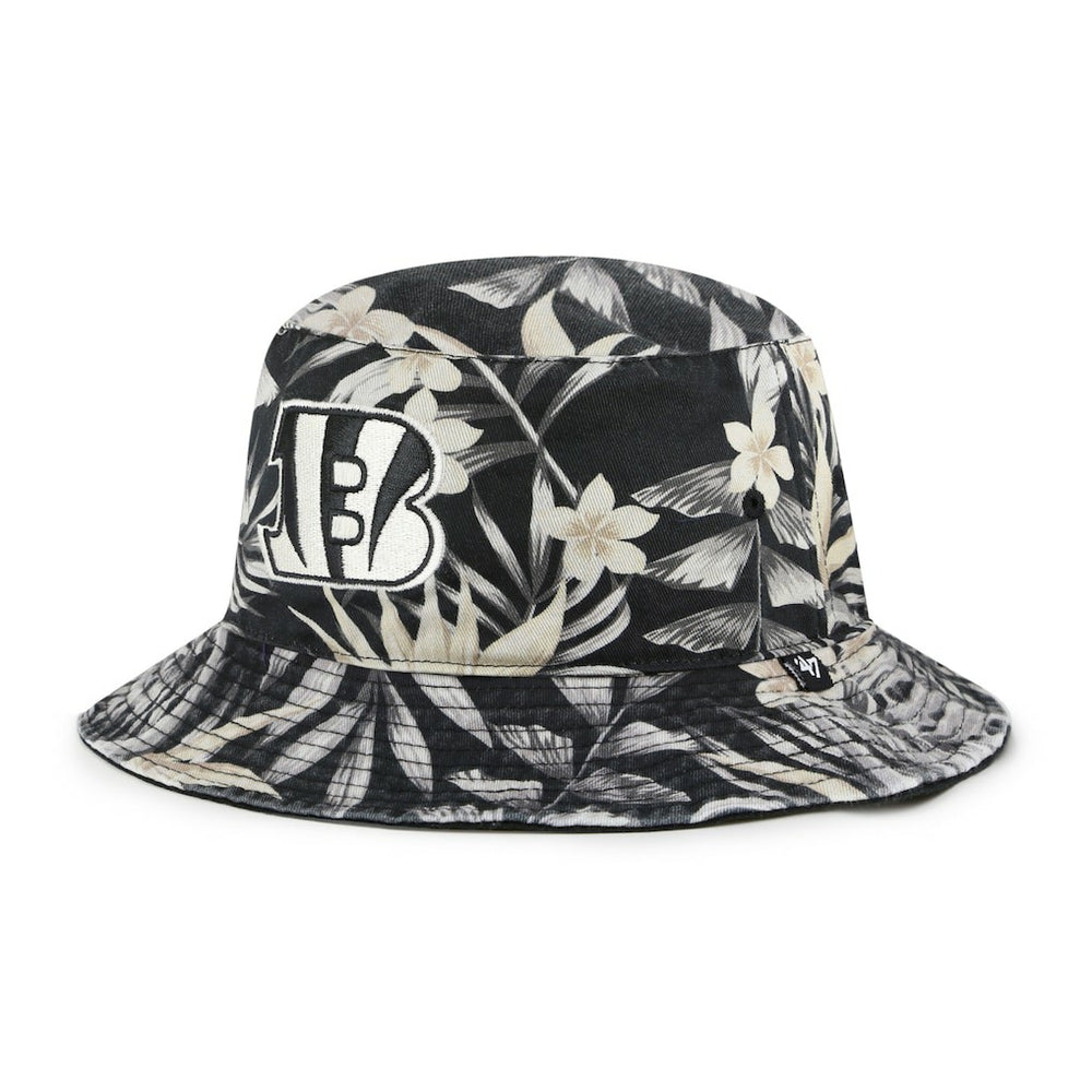 Cincinnati Bengals '47 Tropicalia Bucket Hat - Black Hats