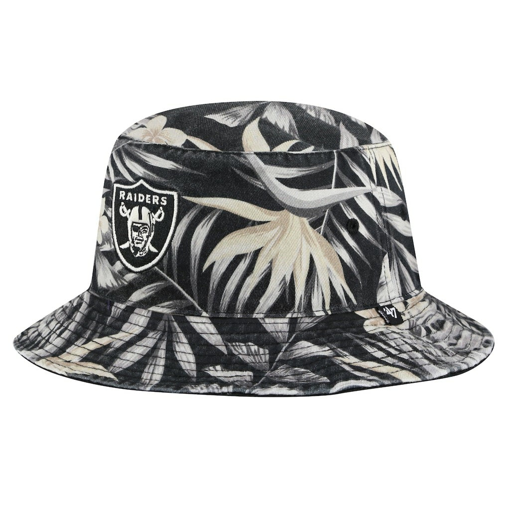 Las Vegas Raiders '47 Tropicalia Bucket Hat - Black Hats