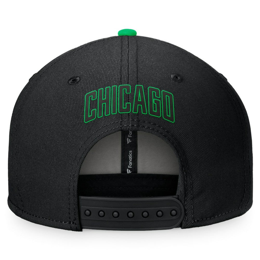 Chicago White Sox Fanatics Lucky Snapback Hat - Black/Kelly Green Hats