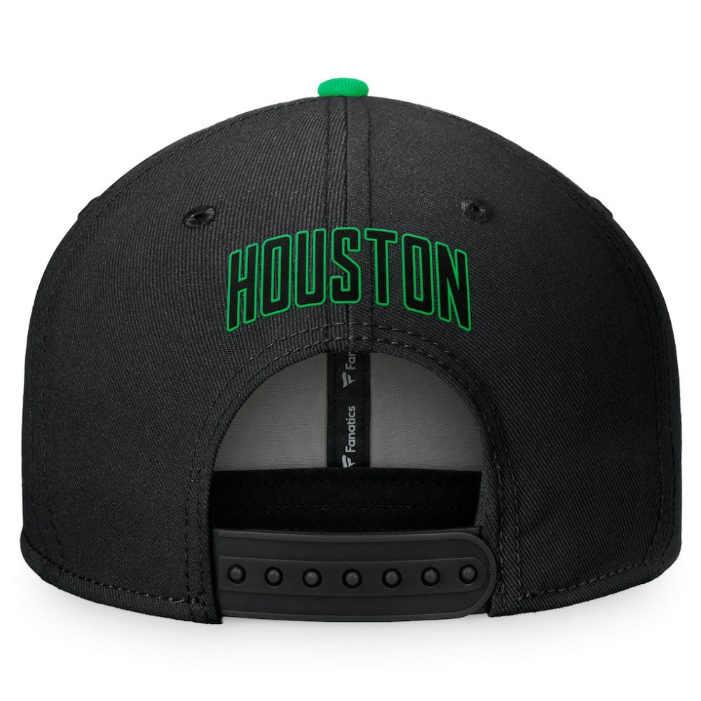 Houston Astros Fanatics Lucky Snapback Hat - Black/Kelly Green Hats