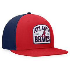 Atlanta Braves Fanatics Cycle Snapback Hat - Red/Navy Hats