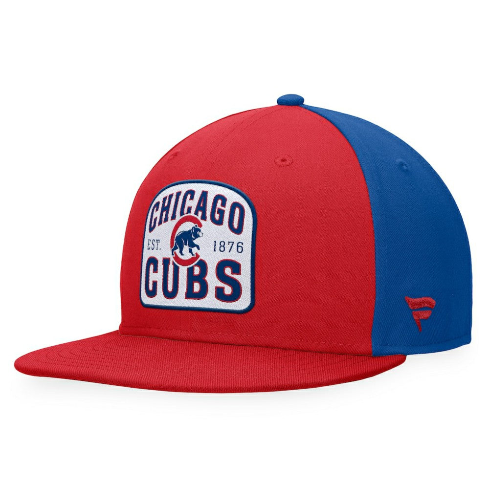 Chicago Cubs Fanatics Cycle Snapback Hat - Red/Royal Hats
