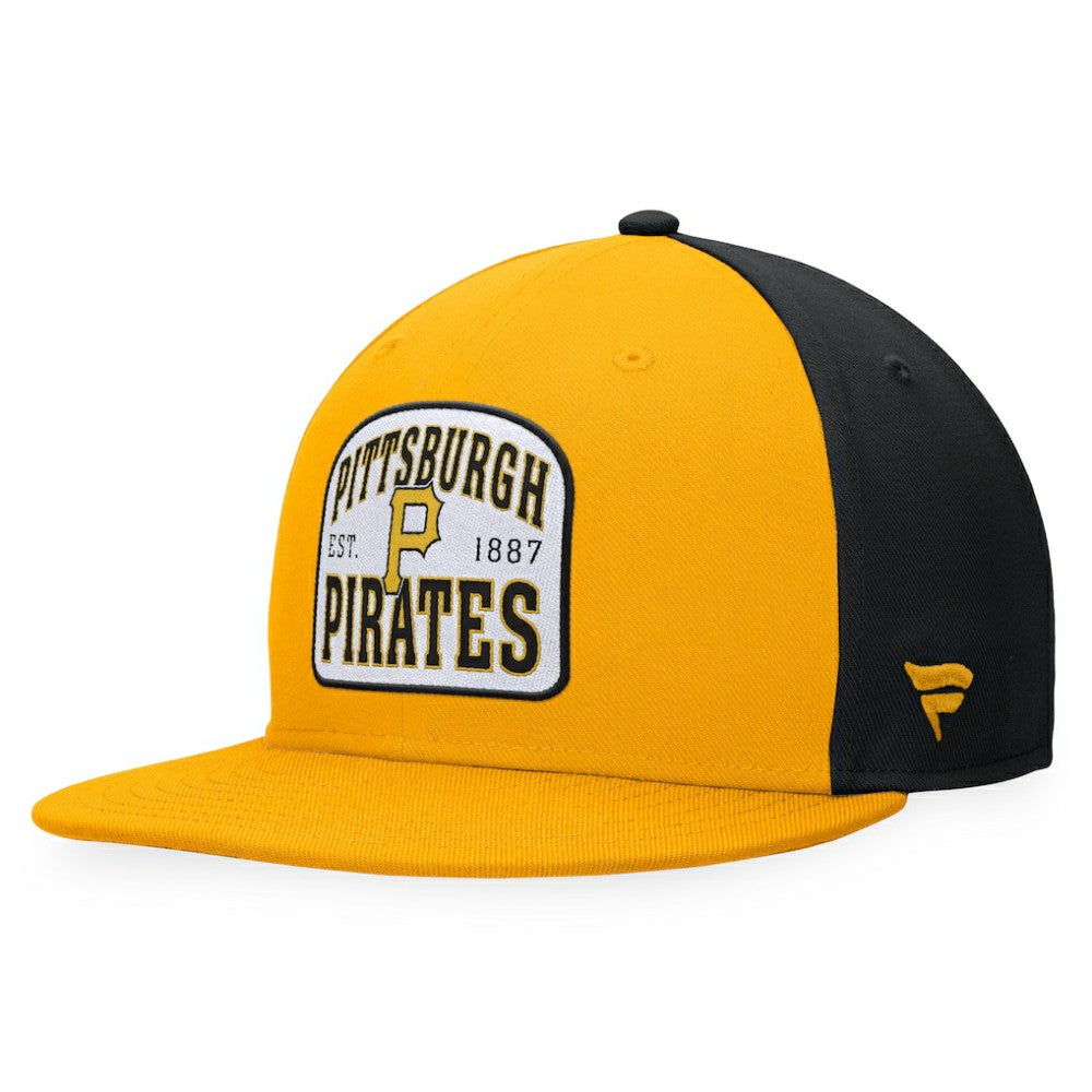 Pittsburgh Pirates Fanatics Cycle Snapback Hat - Gold/Black Hats