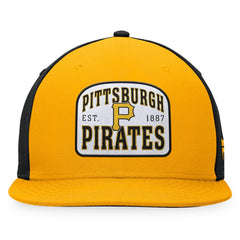 Pittsburgh Pirates Fanatics Cycle Snapback Hat - Gold/Black Hats