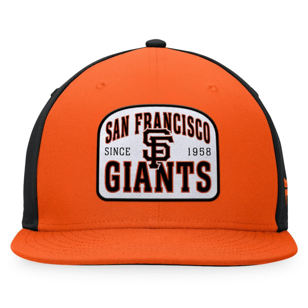 San Francisco Giants Fanatics Cycle Snapback Hat - Orange/Black Hats