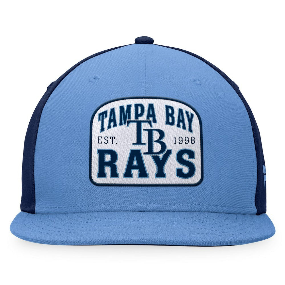 Tampa Bay Rays Fanatics Cycle Snapback Hat - Light Blue/Navy Hats