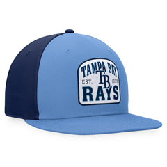 Tampa Bay Rays Fanatics Cycle Snapback Hat - Light Blue/Navy Hats