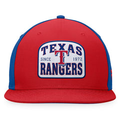 Texas Rangers Fanatics Cycle Snapback Hat - Red/Royal Hats