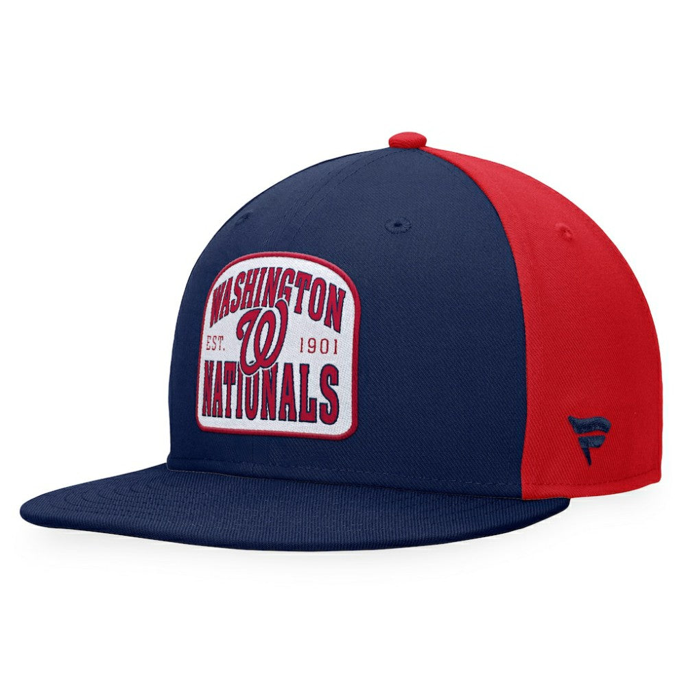 Washington Nationals Fanatics Cycle Snapback Hat - Navy/Red Hats