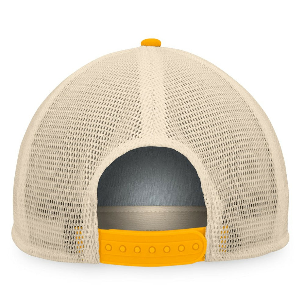 Pittsburgh Pirates Fanatics Cooperstown Collection Talley Foam Trucker Snapback Hat - Black/Gold Hats