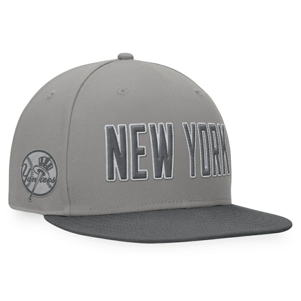 New York Yankees Fanatics Dugout Fitted Hat - Gray Hats