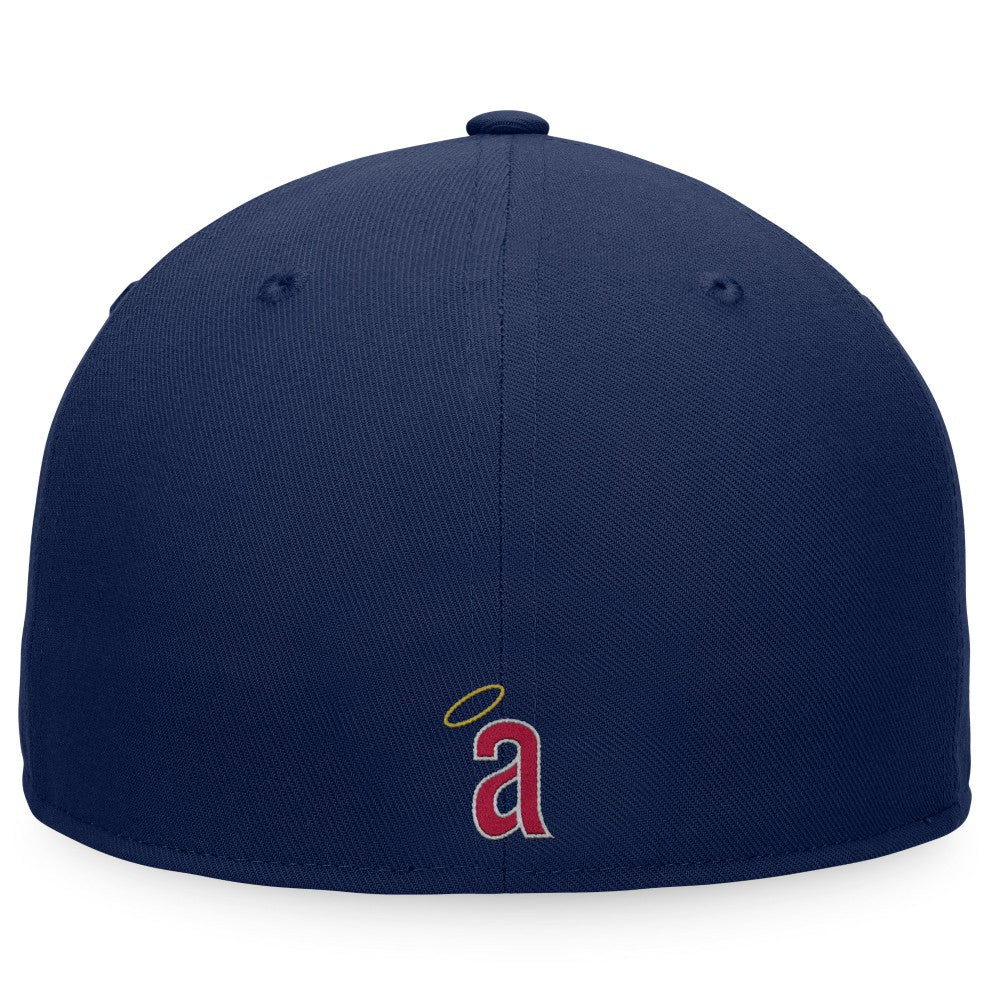 Los Angeles Angels Fanatics Cooperstown Collection Hurler Fitted Hat - Navy Hats
