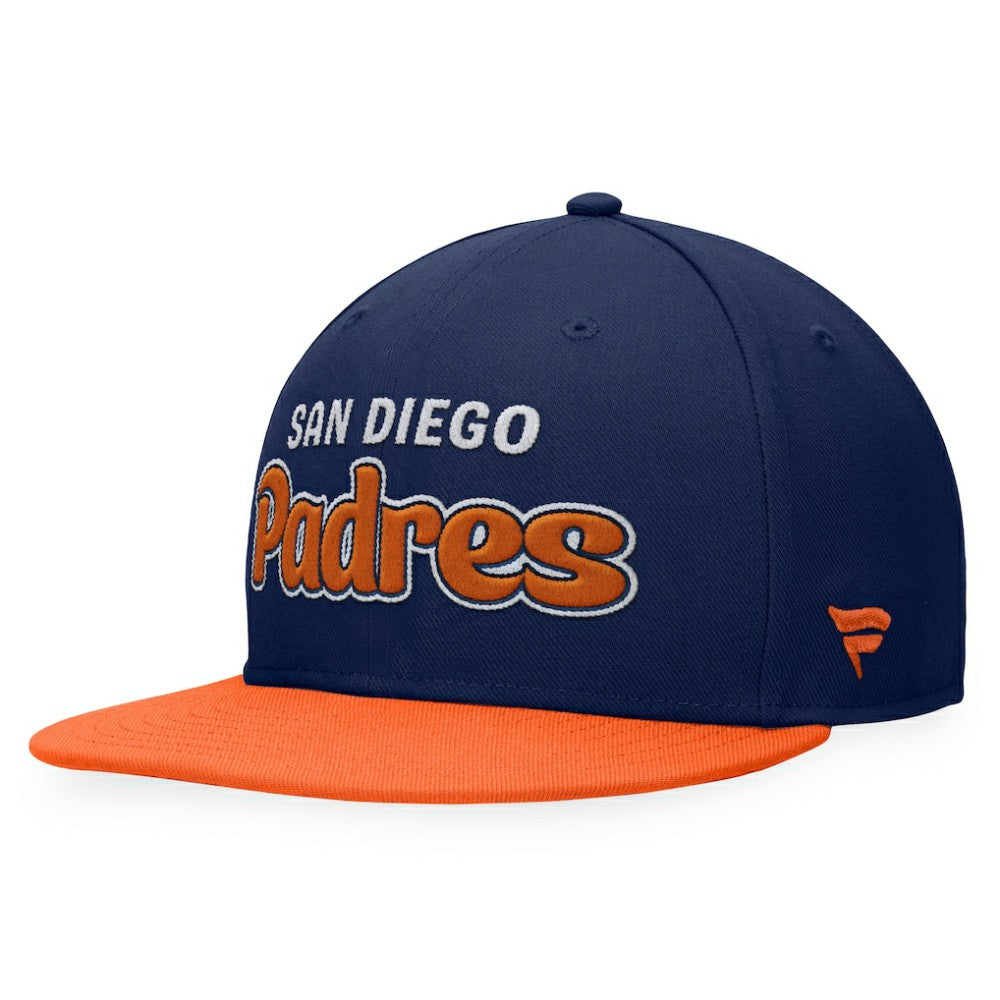 San Diego Padres Fanatics Cooperstown Collection Hurler Fitted Hat - Navy Hats