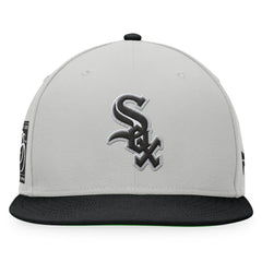 Chicago White Sox Fanatics Glory Days Two-Tone Snapback Hat - Gray/Black Hats