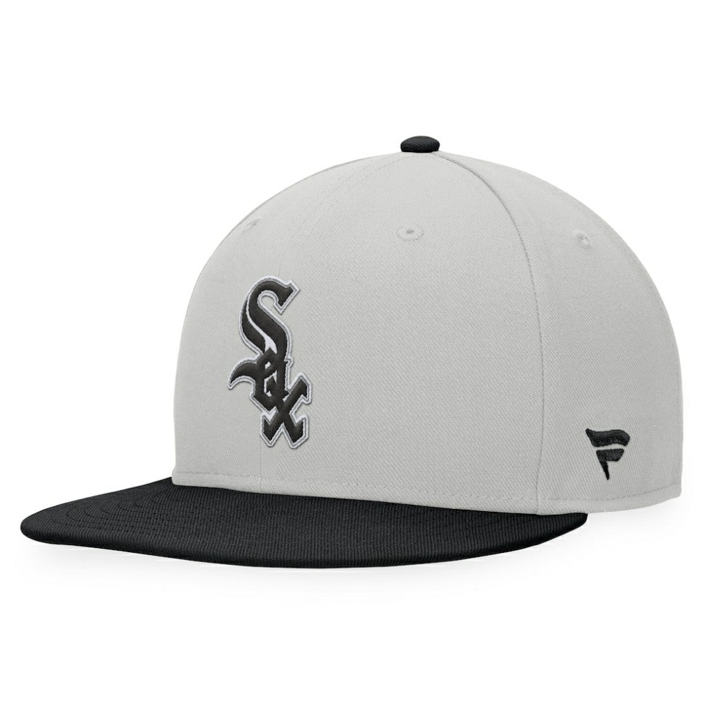 Chicago White Sox Fanatics Glory Days Two-Tone Snapback Hat - Gray/Black Hats