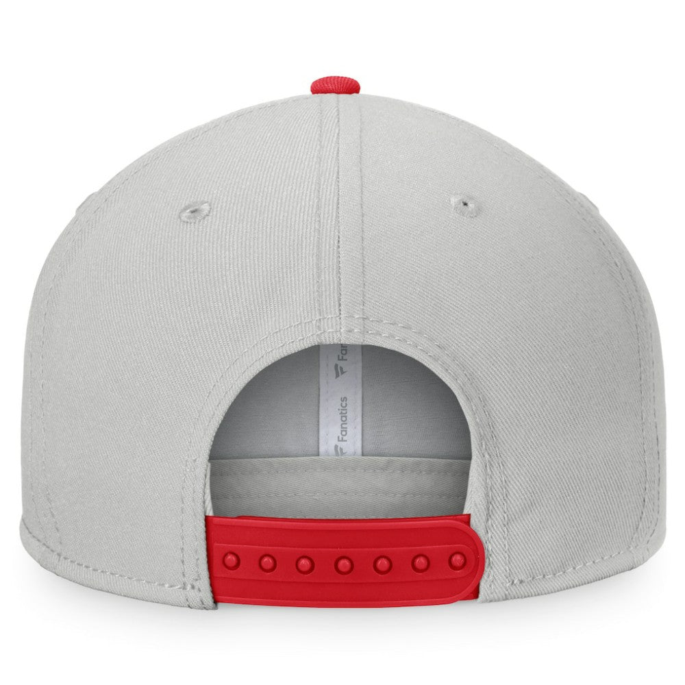 St. Louis Cardinals Fanatics Glory Days Two-Tone Snapback Hat - Gray/Red Hats