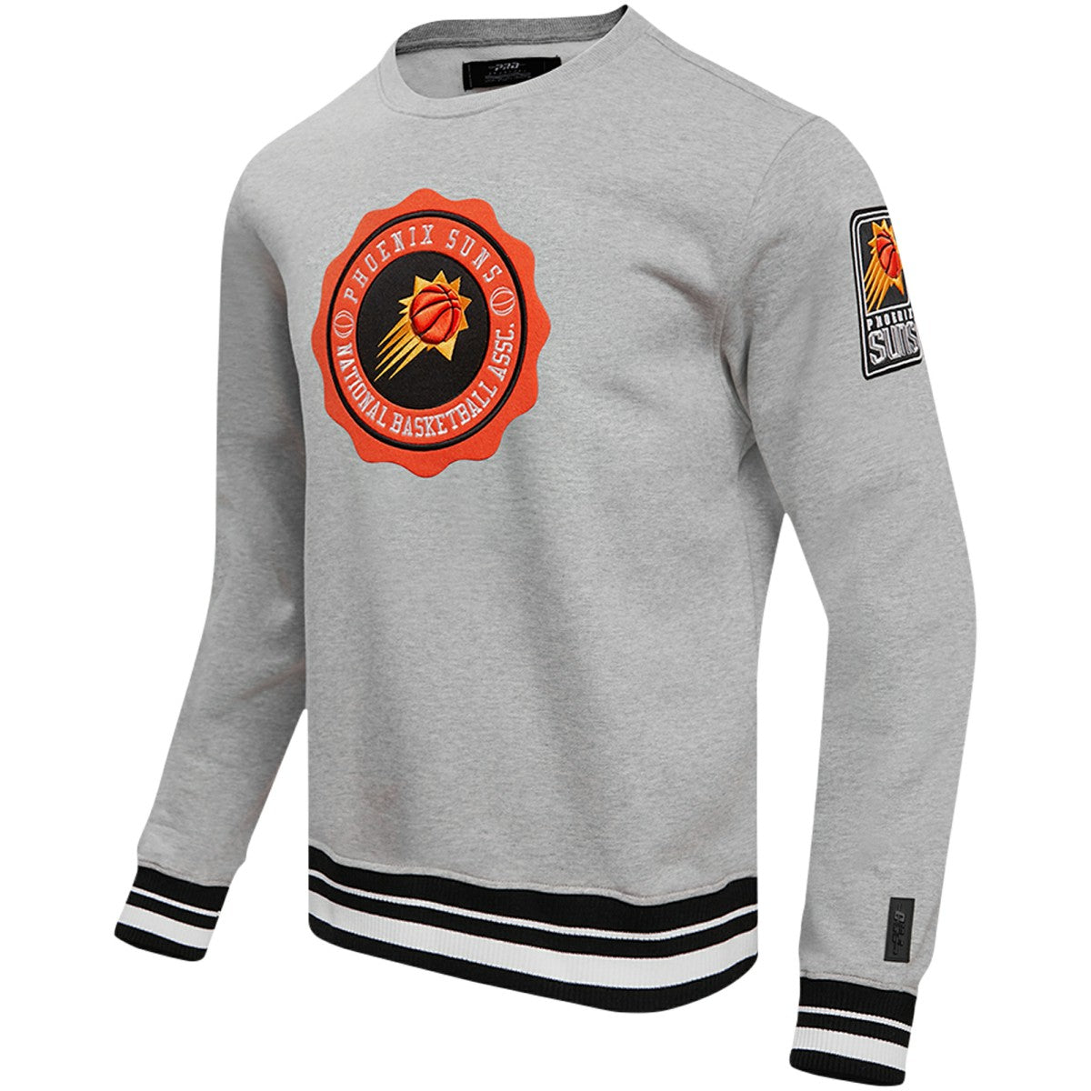Phoenix Suns Pro Standard Crest Emblem Pullover Sweatshirt Heather Gray