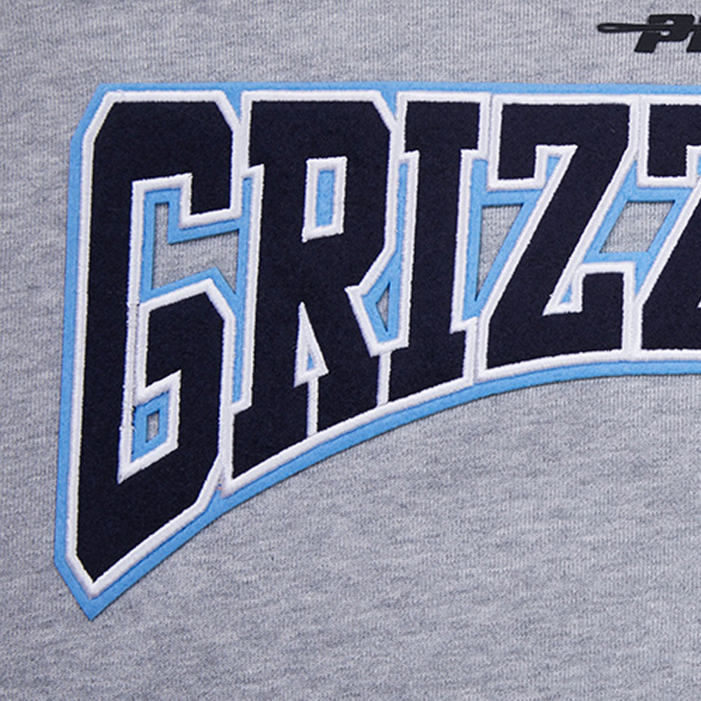 Memphis Grizzlies Pro Standard Crest Emblem Pullover Sweatshirt Heather Gray