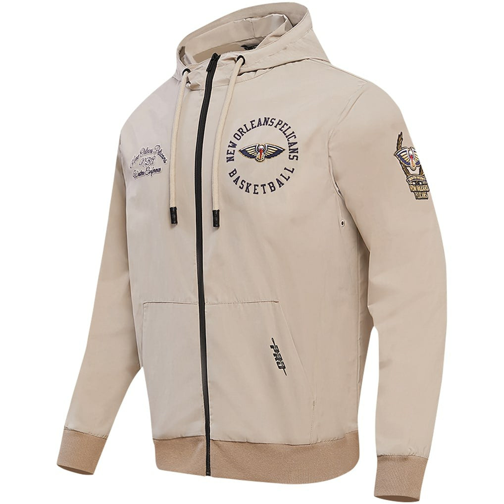 New Orleans Pelicans Pro Standard Hybrid Full-Zip Hoodie Khaki outlet