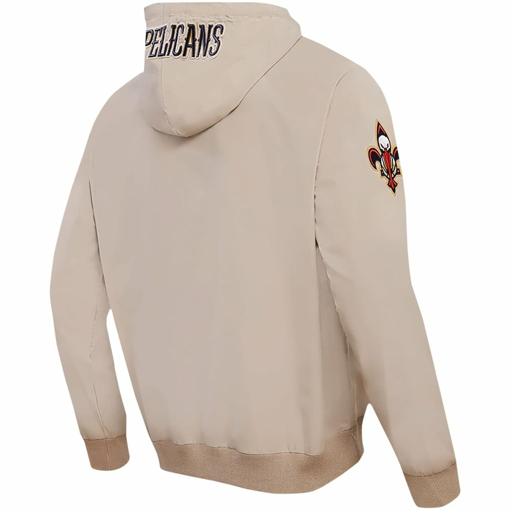 New Orleans Pelicans Pro Standard Hybrid Full-Zip Hoodie Khaki outlet