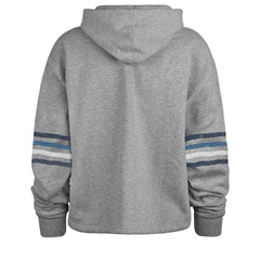 Dallas Cowboys '47 Women's Upland Bennett Pullover Hoodie - Heather Gray Hoodies