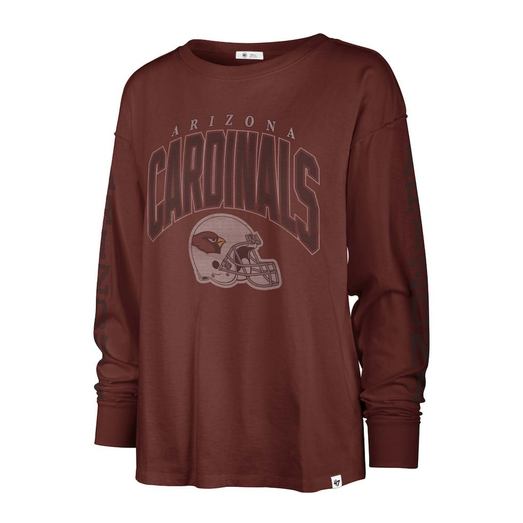 Arizona Cardinals '47 Women's Tom Cat Lightweight Long Sleeve T-Shirt - Cardinal T-shirts