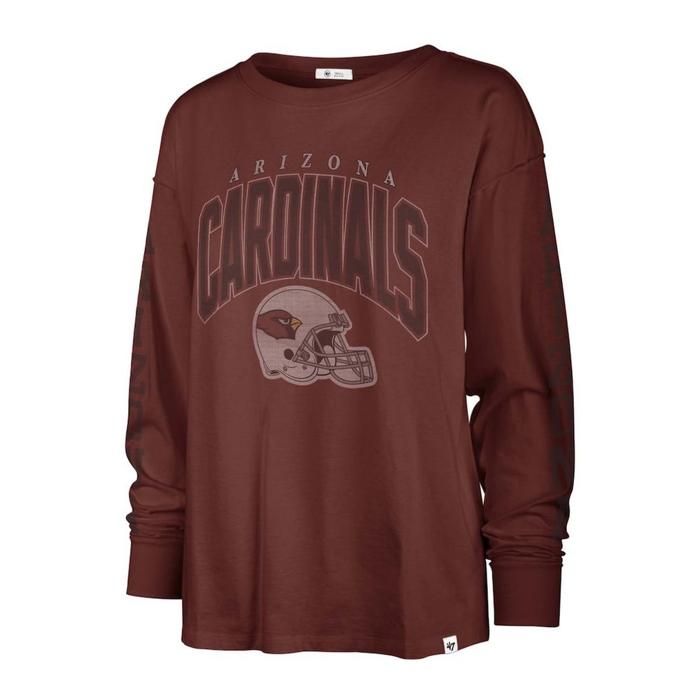 Arizona Cardinals '47 Women's Tom Cat Lightweight Long Sleeve T-Shirt - Cardinal T-shirts