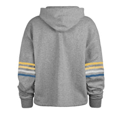 Los Angeles Chargers '47 Women's Upland Bennett Pullover Hoodie - Heather Gray Hoodies