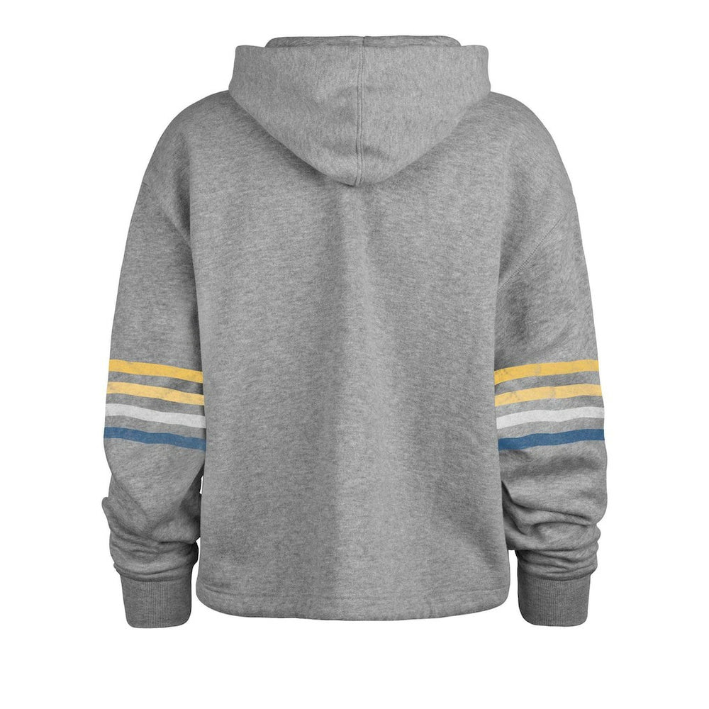 Los Angeles Rams '47 Women's Upland Bennett Pullover Hoodie - Heather Gray Hoodies