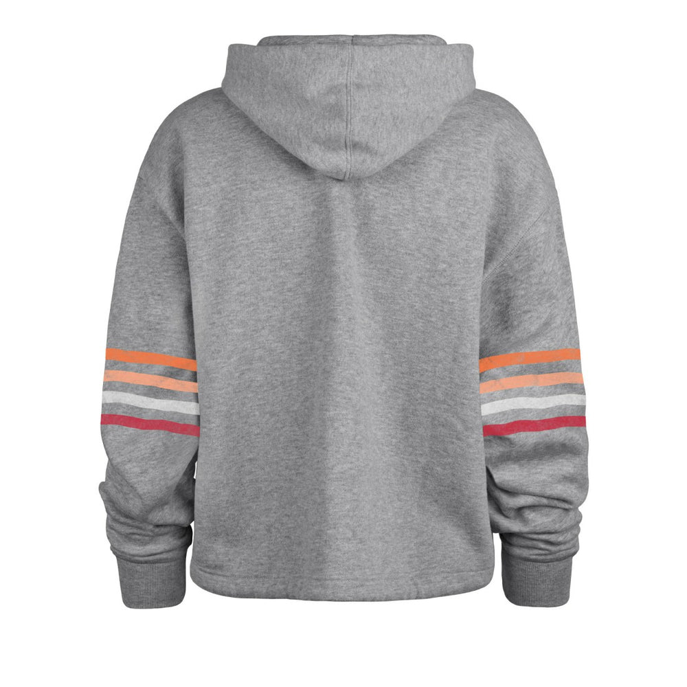 Tampa Bay Buccaneers '47 Women's Upland Bennett Pullover Hoodie - Heather Gray Hoodies