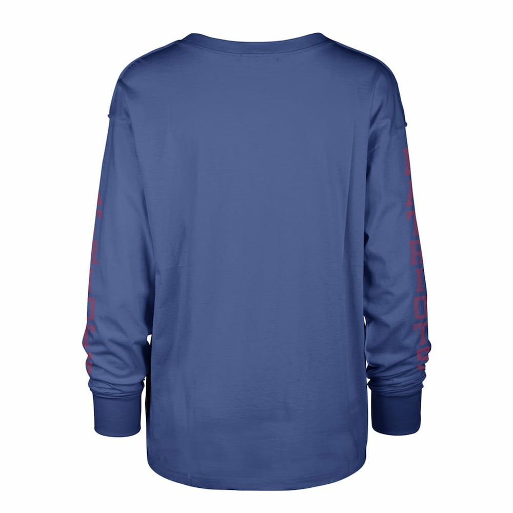 New England Patriots '47 Women's Tom Cat Lightweight Long Sleeve T-Shirt - Royal T-shirts
