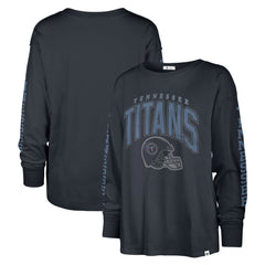 Tennessee Titans '47 Women's Tom Cat Lightweight Long Sleeve T-Shirt - Navy T-shirts