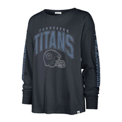 Tennessee Titans '47 Women's Tom Cat Lightweight Long Sleeve T-Shirt - Navy T-shirts