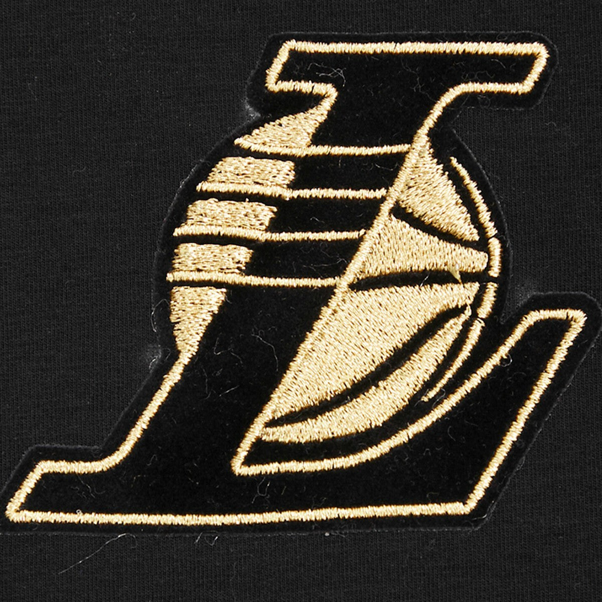 Los Angeles Lakers Pro Standard Women's Holiday Glam Boxy T-Shirt Black