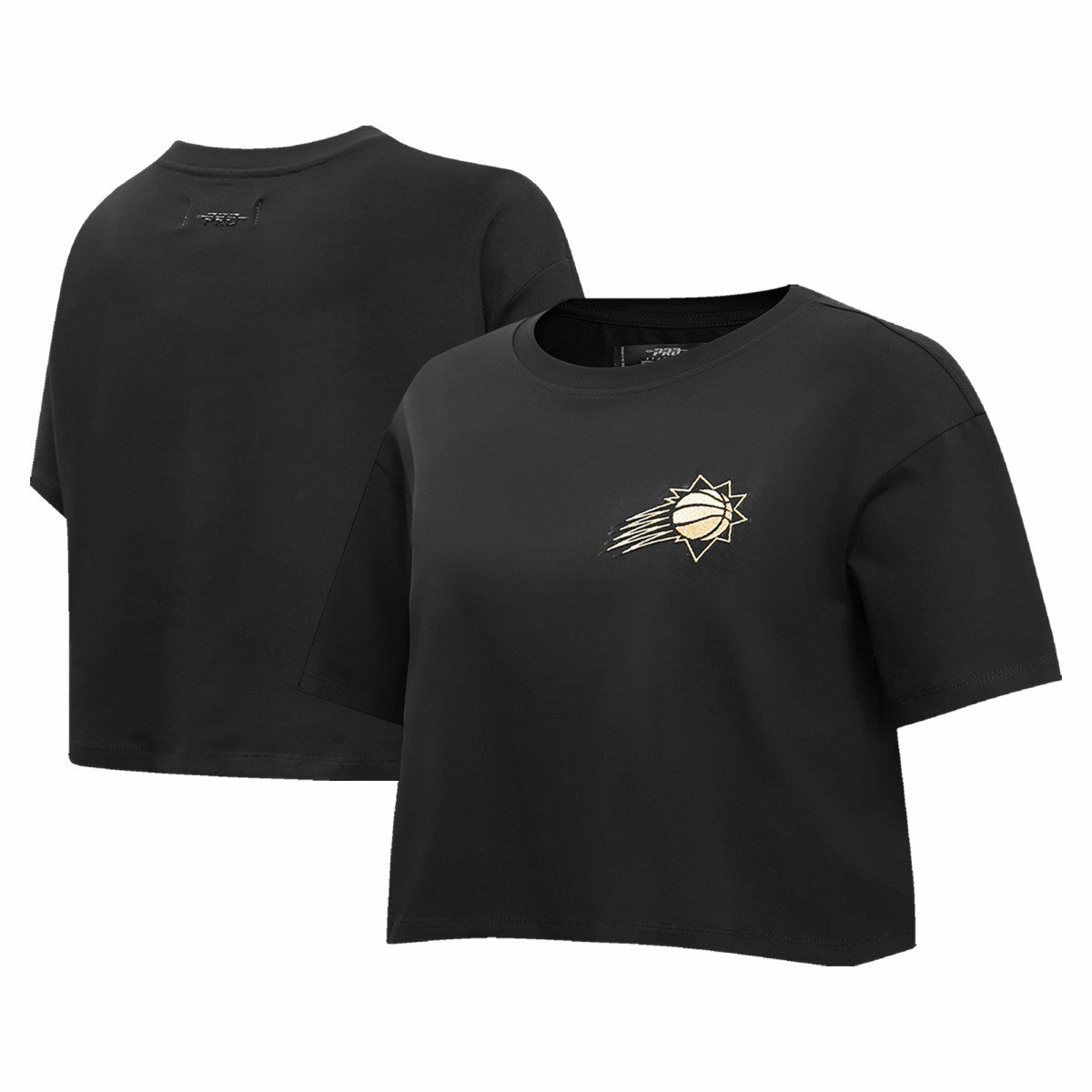 Phoenix Suns Pro Standard Women's Holiday Glam Boxy T-Shirt Black outlet