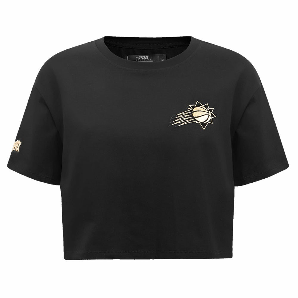 Phoenix Suns Pro Standard Women's Holiday Glam Boxy T-Shirt Black outlet