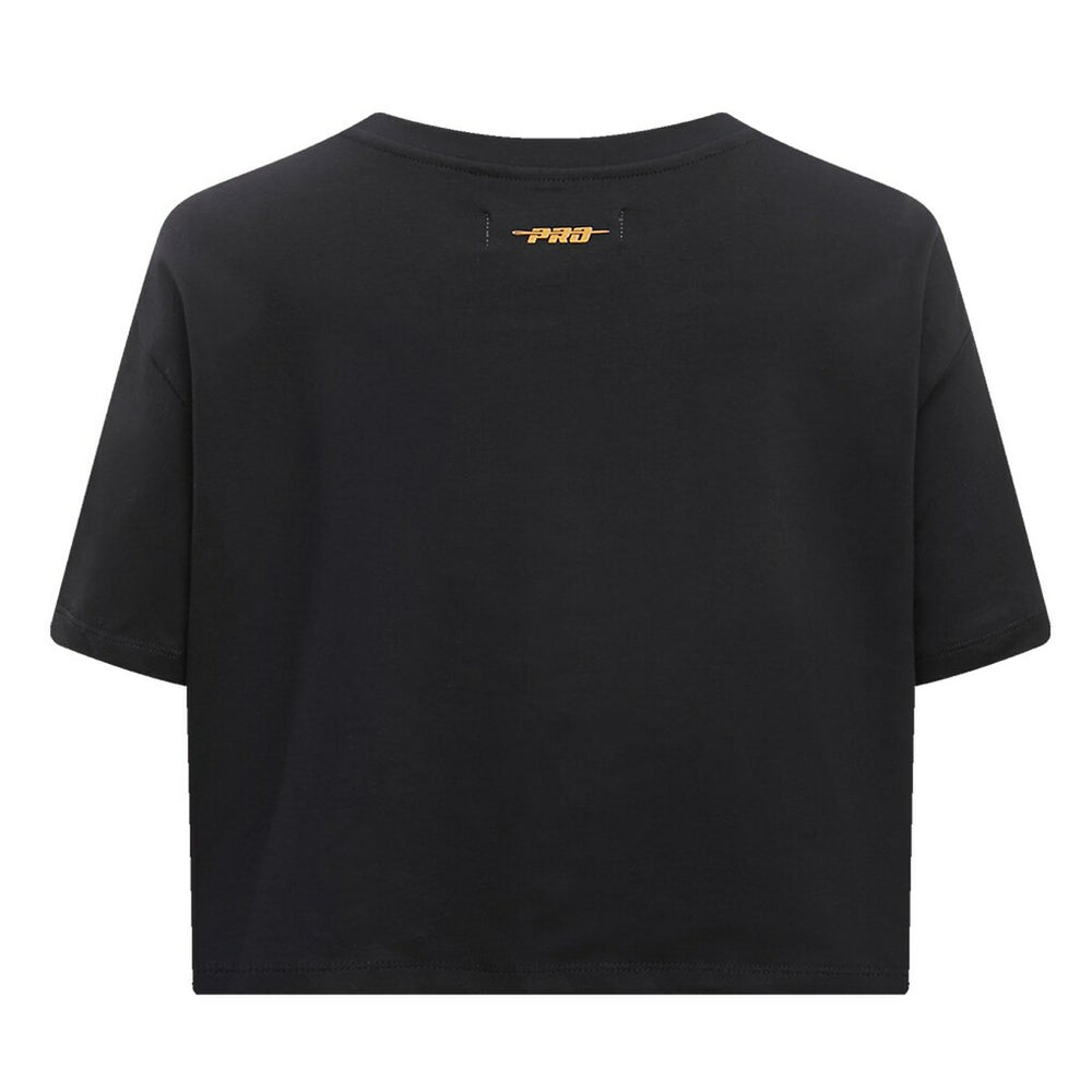 Brooklyn Nets Pro Standard Women's Holiday Glam Boxy T-Shirt Black