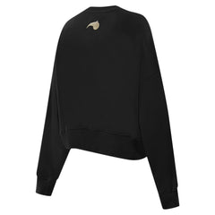 Orlando Magic Pro Standard Women's Glam Cropped Pullover Sweatshirt - Black