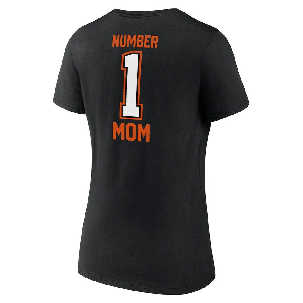 Cincinnati Bengals Women's Mother's Day V-Neck T-Shirt - Black T-shirts
